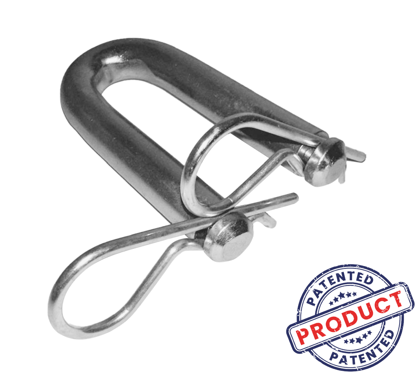 1.5” U-Shaped Hitch Pin with Clips | Patriot Hitches