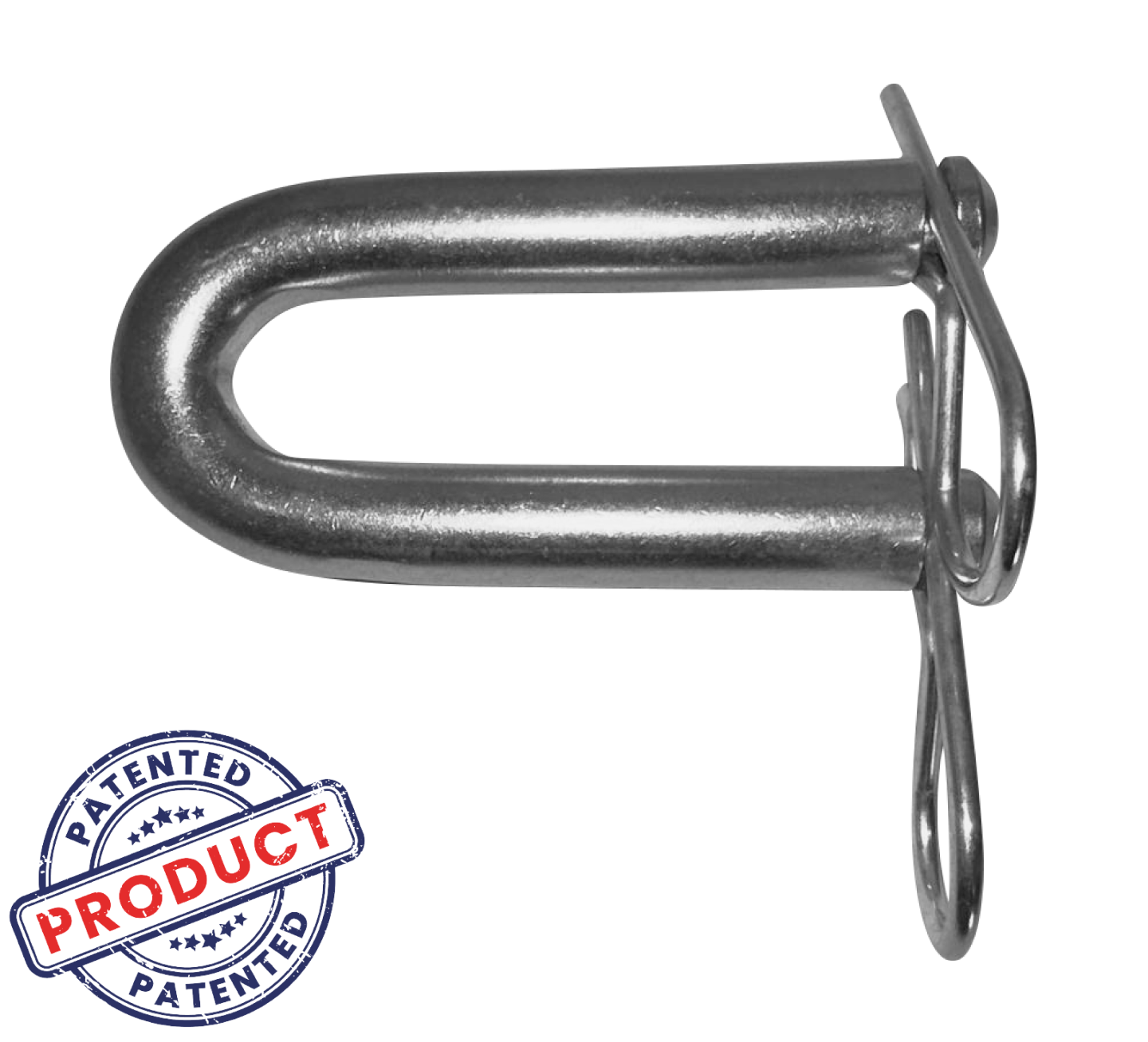 1.5” U-Shaped Hitch Pin with Clips