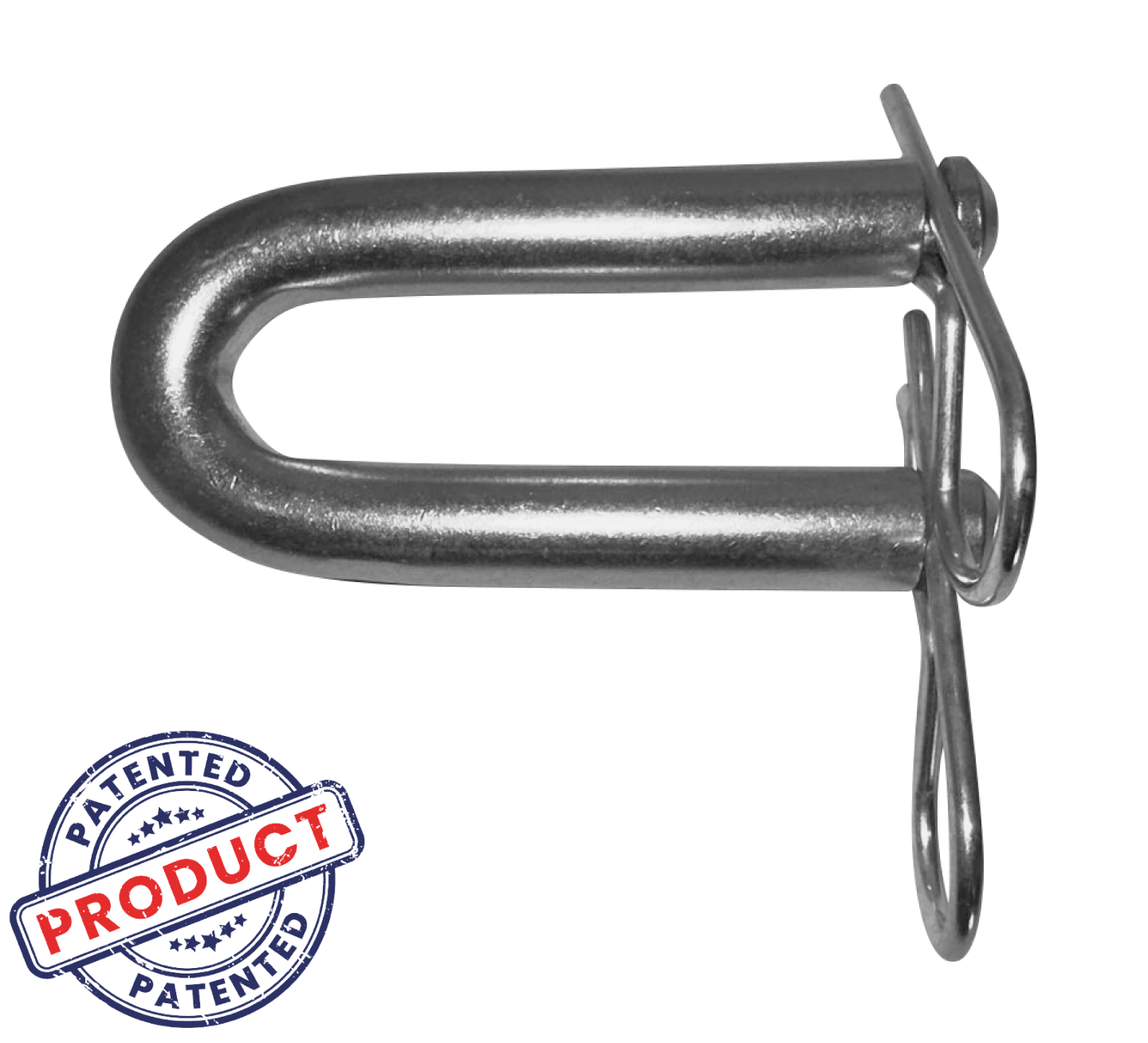 1.5” U-Shaped Hitch Pin with Clips | Patriot Hitches