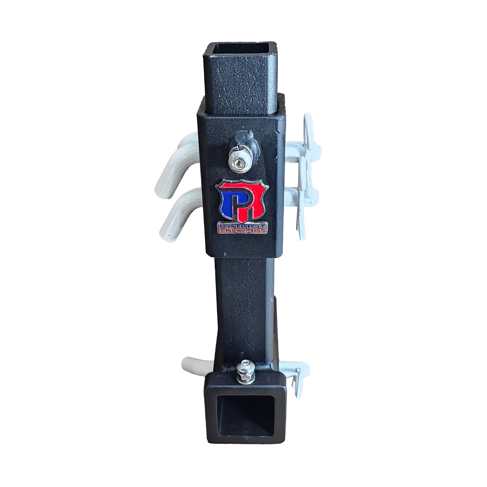 The General Normal Duty - 2" Adjustable Drop Hitch Adapter - 11" Rise/Drop - 7K - White Accent