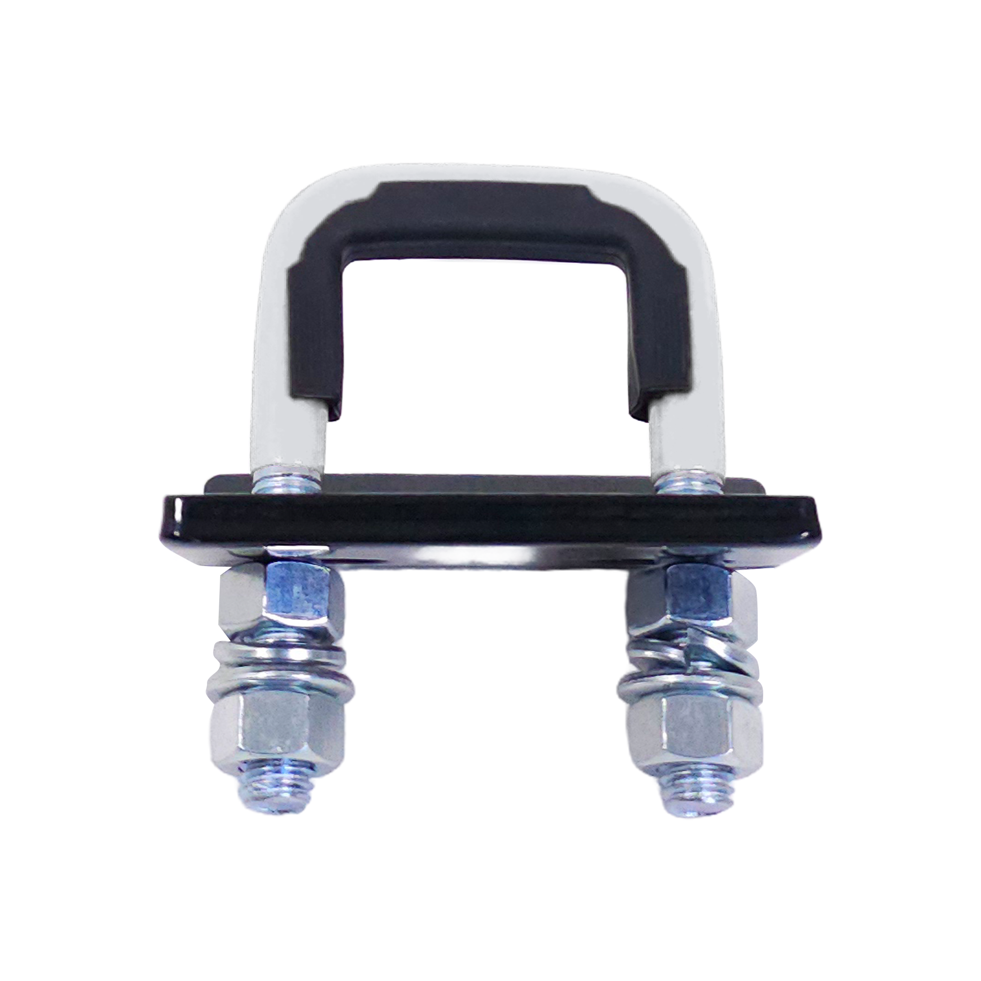 2" HITCH TIGHTENER ACCESSORY “Secure. Stabilize.” Deter Theft (White)