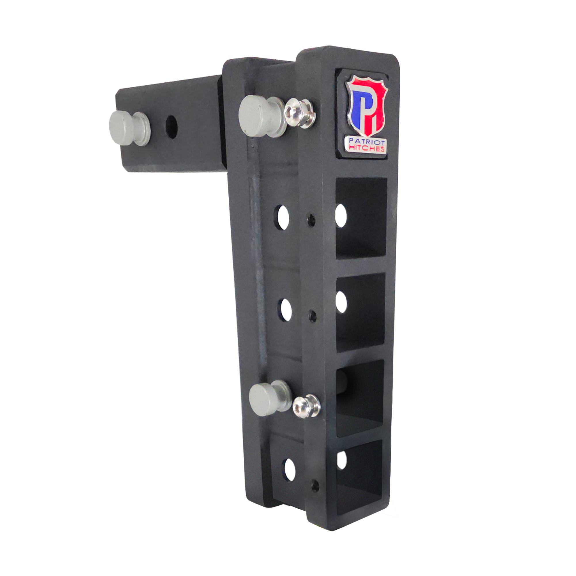 The Major - Patriot Hitches 4-Way 3-Ball Mount for 2-1/2" Hitches - The Major - 30K - Ceramic Gray Accent