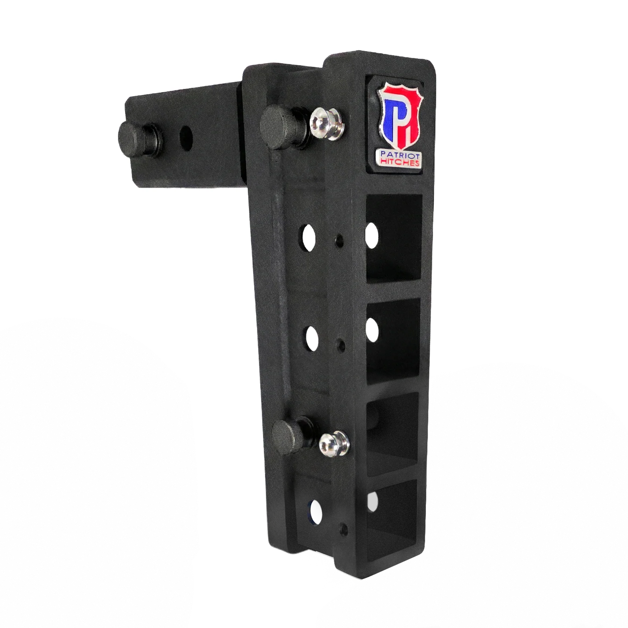 The Major - Patriot Hitches 4-Way 3-Ball Mount for 2-1/2" Hitches - The Major - 30K - Black Texture Accent