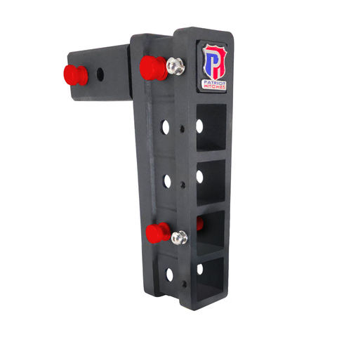 The Major - Patriot Hitches 4-Way 3-Ball Mount for 2-1/2" Hitches - The Major - 30K - Red Accent