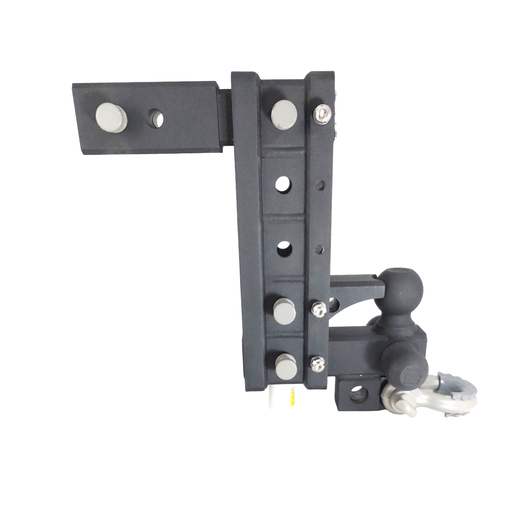 The Patriot - 10-Way+ 3-Ball Mount w/ Adjustable Stacked Receivers – 2-1/2" Hitch – 30K – Ceramic Gray Accent