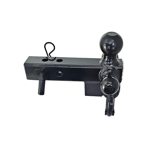 Patriot Hitches 4-Way 3-Ball Mount for 2" Hitches - The Captain - 30K - Black Gloss Accent (Black Gloss)