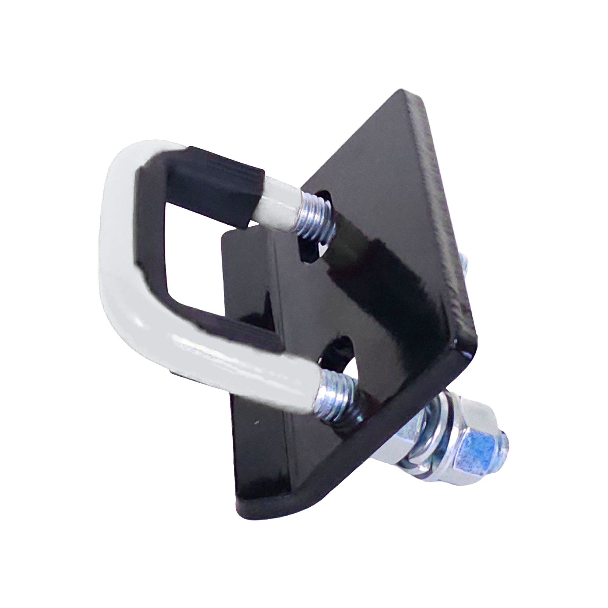 2" HITCH TIGHTENER ACCESSORY “Secure. Stabilize.” Deter Theft (White)