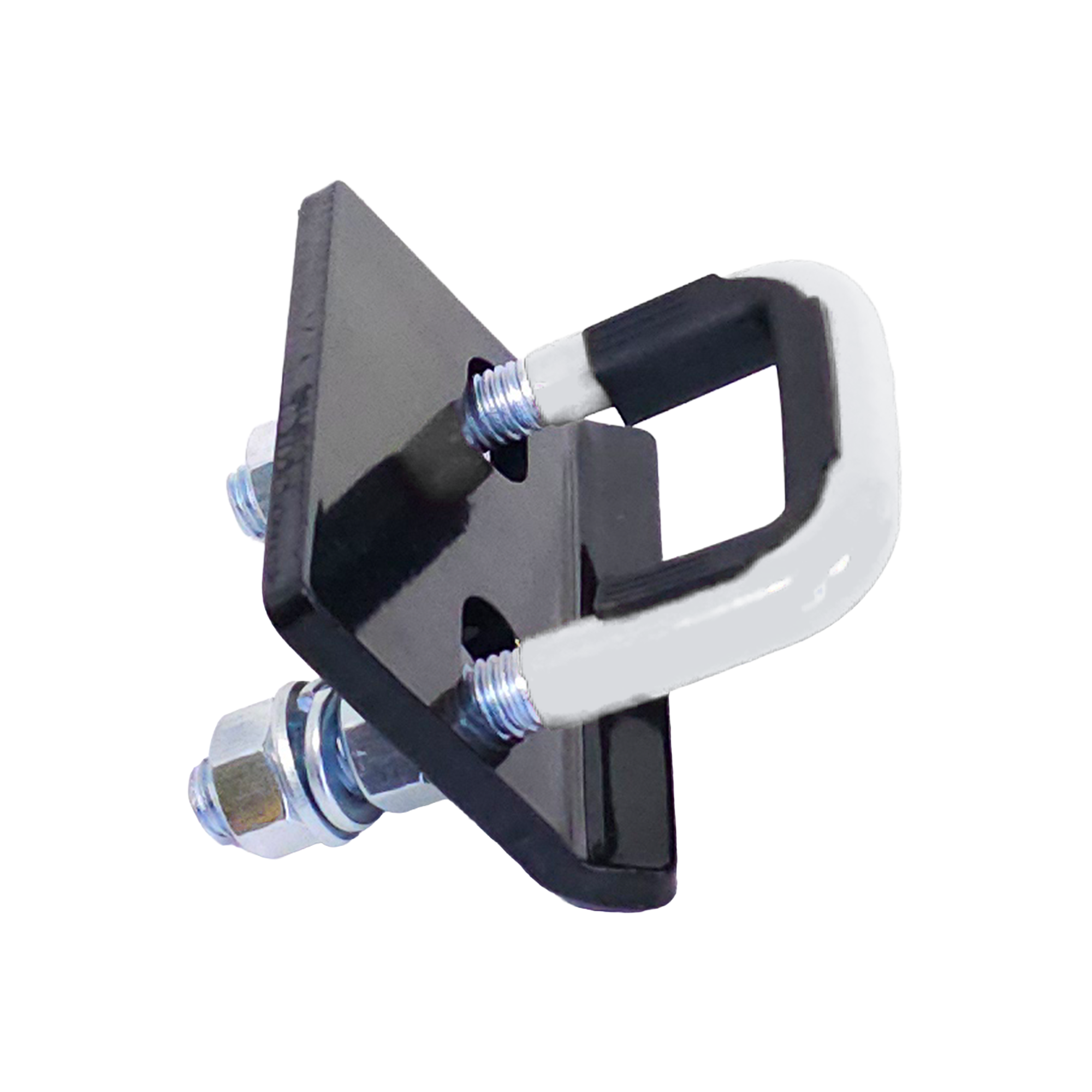 2" HITCH TIGHTENER ACCESSORY “Secure. Stabilize.” Deter Theft (White)