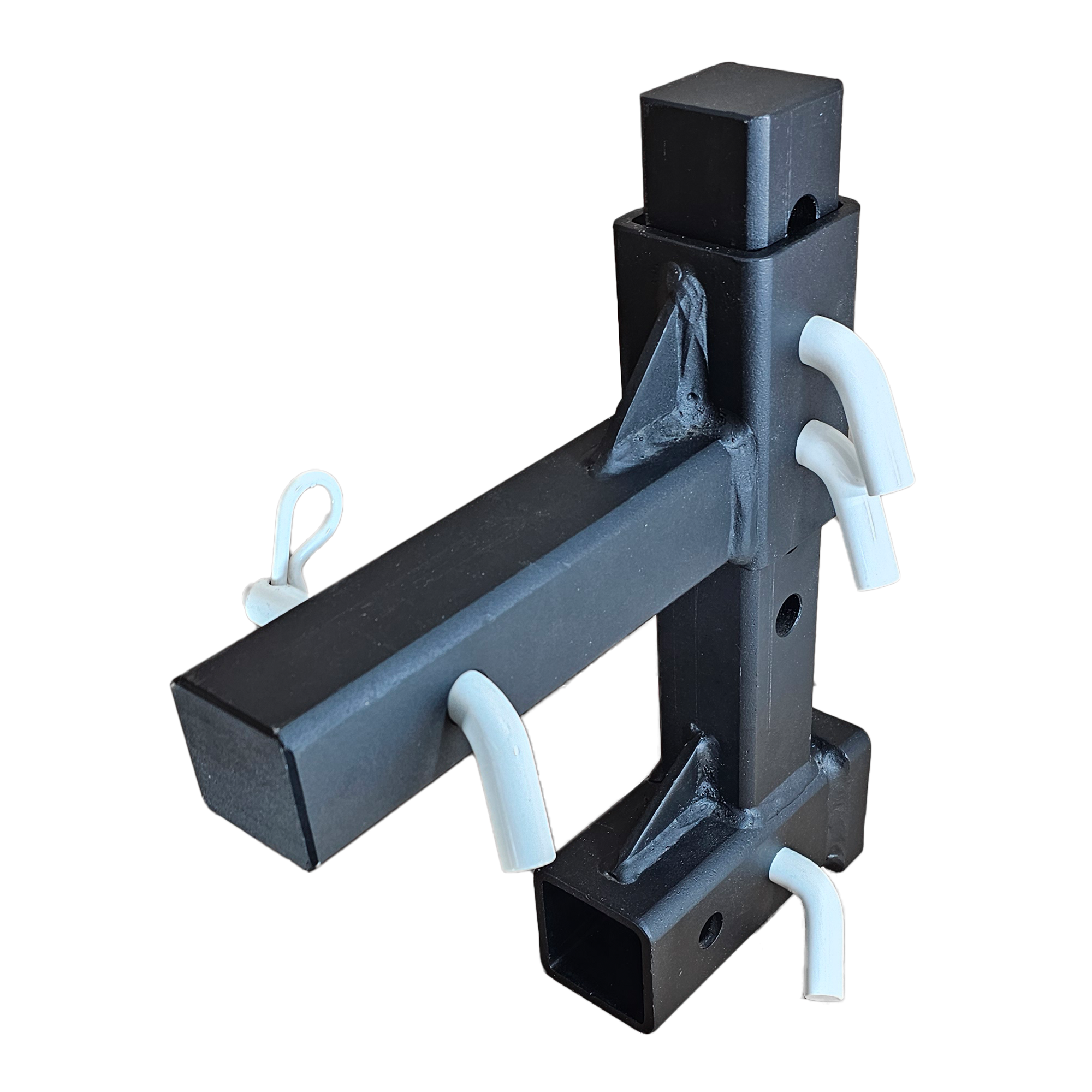 The General Heavy Duty - 2" Adjustable Drop Hitch Adapter - 11" Rise/Drop - 10K - White Accent
