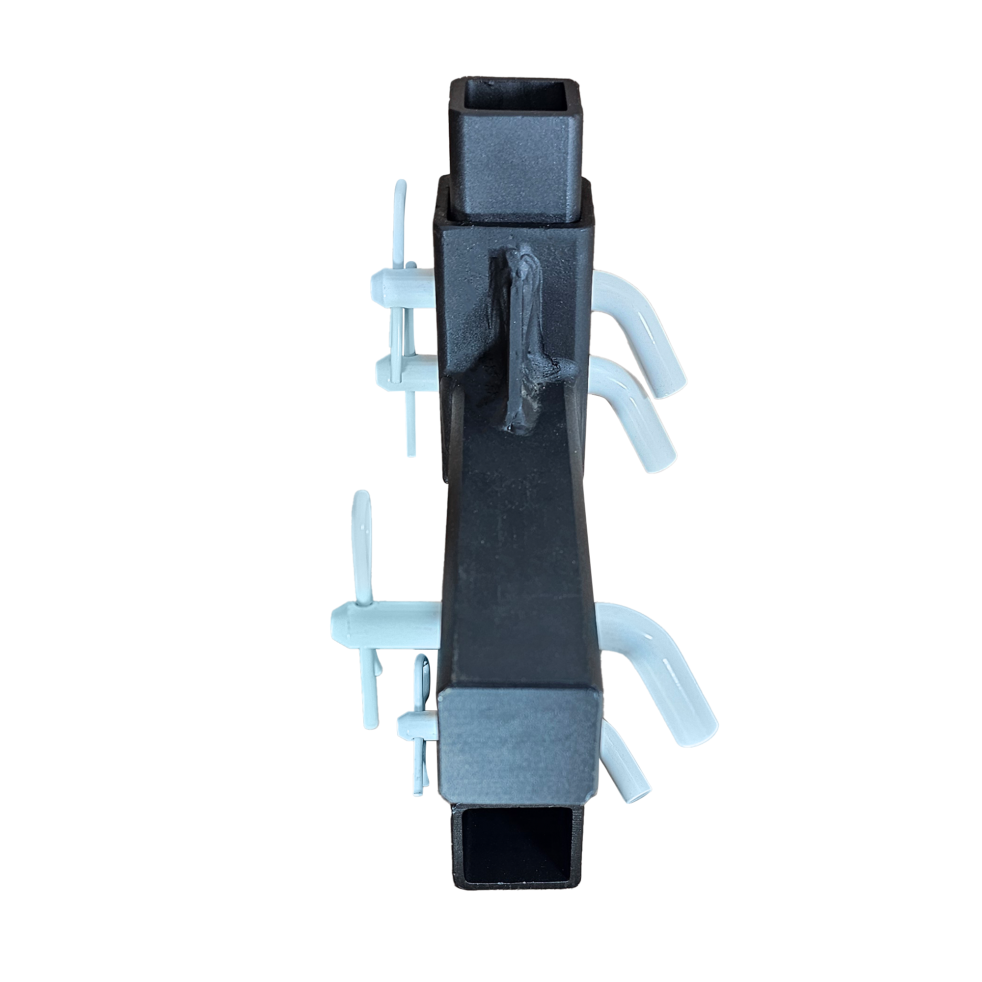 The General Normal Duty - 2" Adjustable Drop Hitch Adapter - 11" Rise/Drop - 7K - White Accent