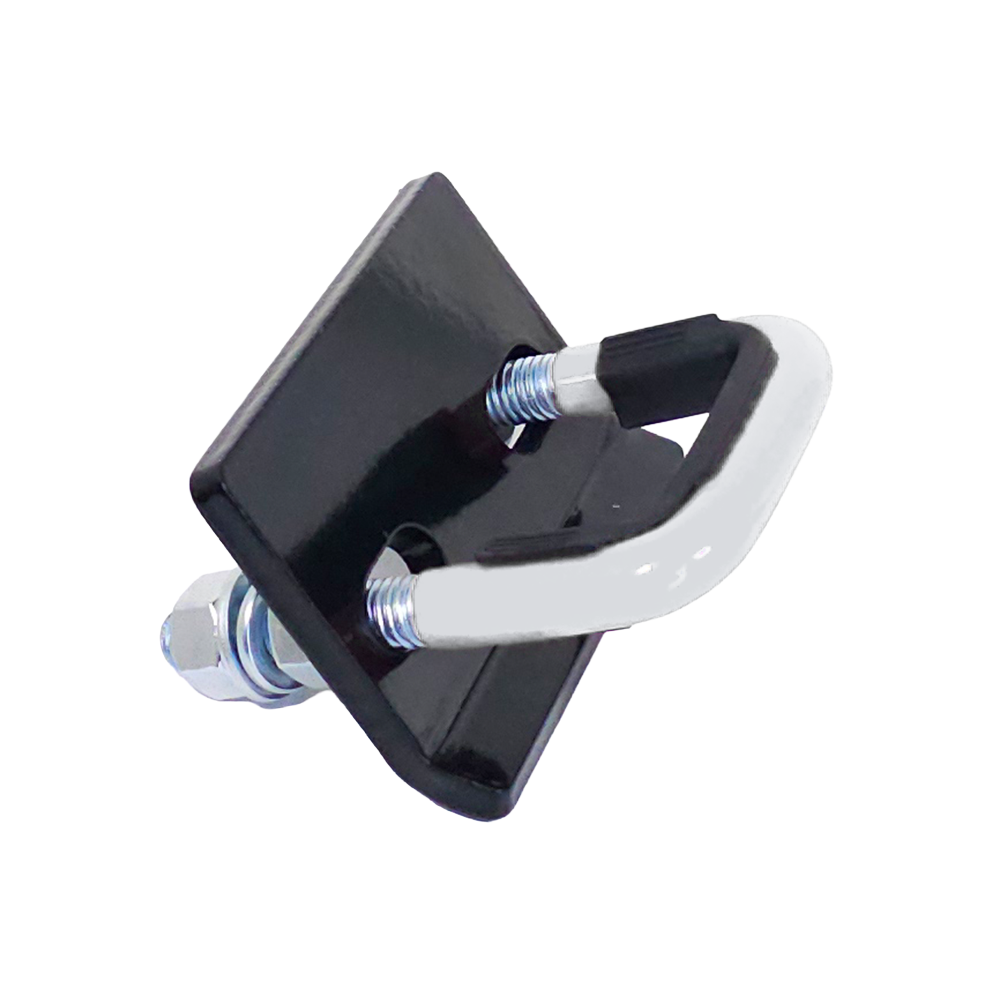 2" HITCH TIGHTENER ACCESSORY “Secure. Stabilize.” Deter Theft (White)