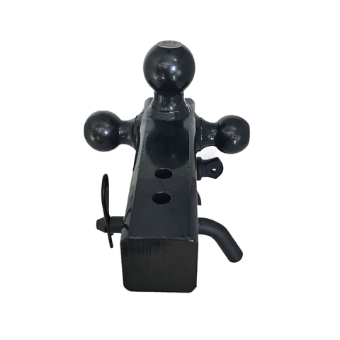 Patriot Hitches 4-Way 3-Ball Mount for 2-1/2" Hitches - The Captain - 30K - Black Texture Accent (Black Gloss)