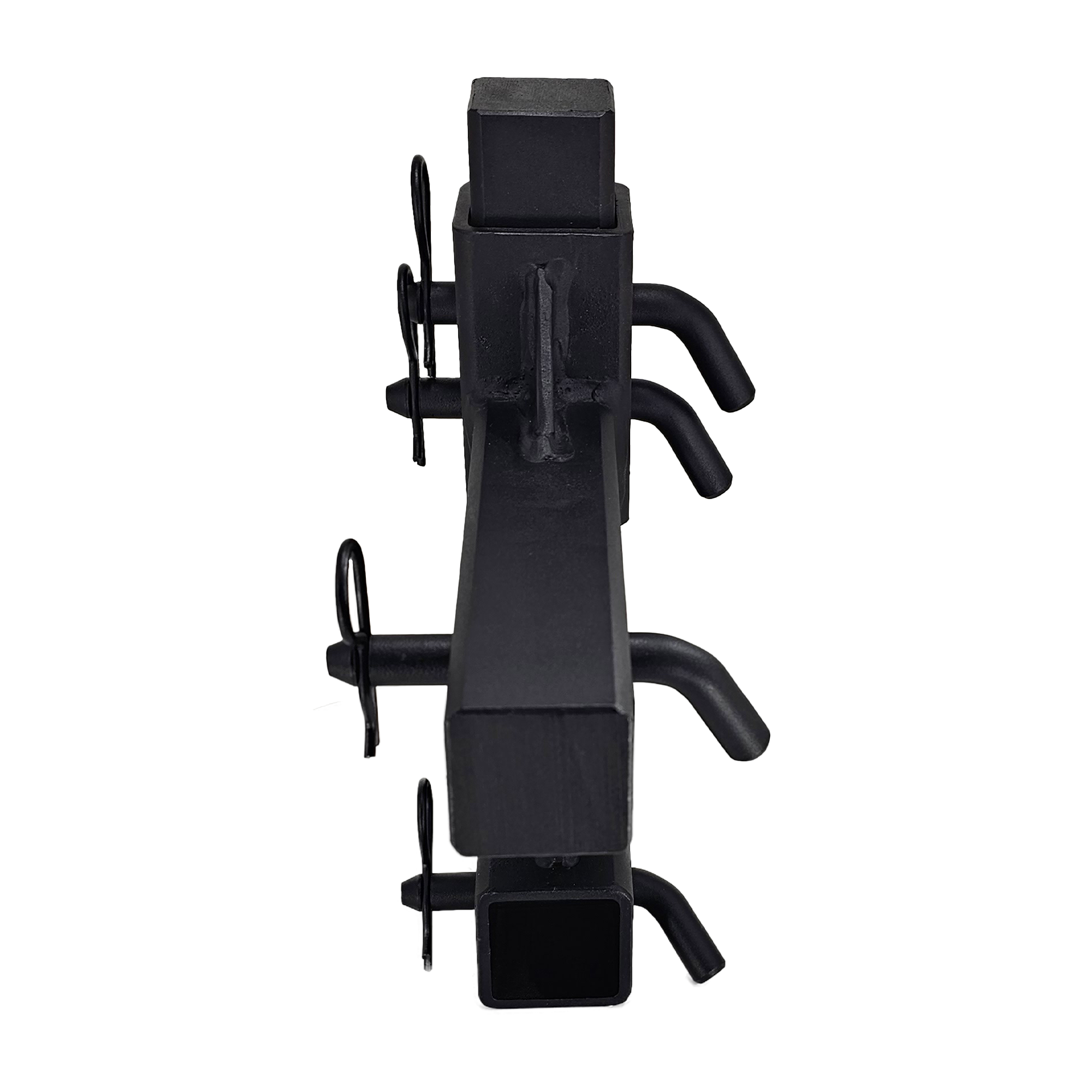 The General Heavy Duty - 2" Adjustable Drop Hitch Adapter - 11" Rise/Drop - 10K - Black Texture Accent