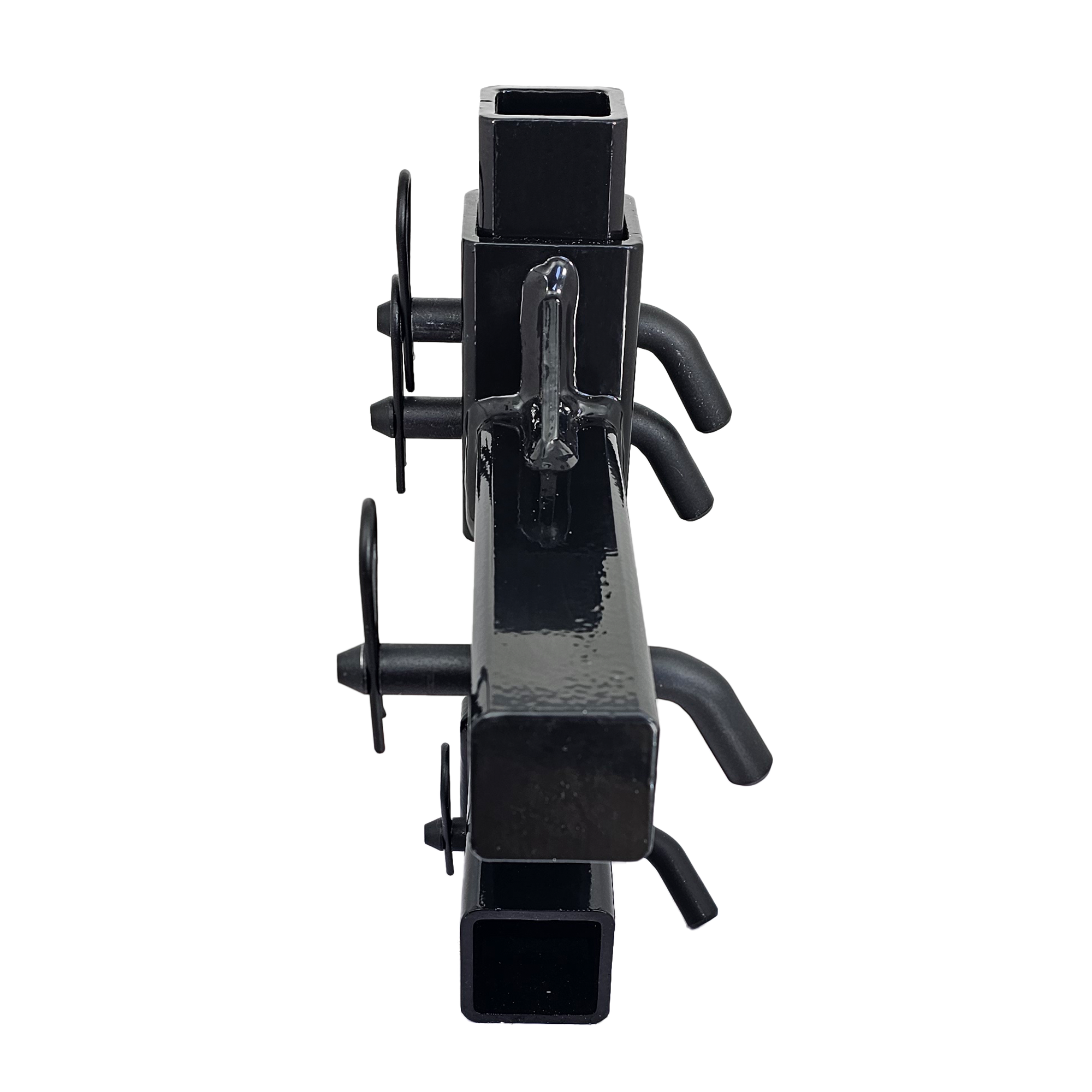 The General Normal Duty - Patriot Hitches 2" Adjustable Drop Hitch Adapter - 11" Rise/Drop - 7K - Black Texture Accent (Black Gloss)