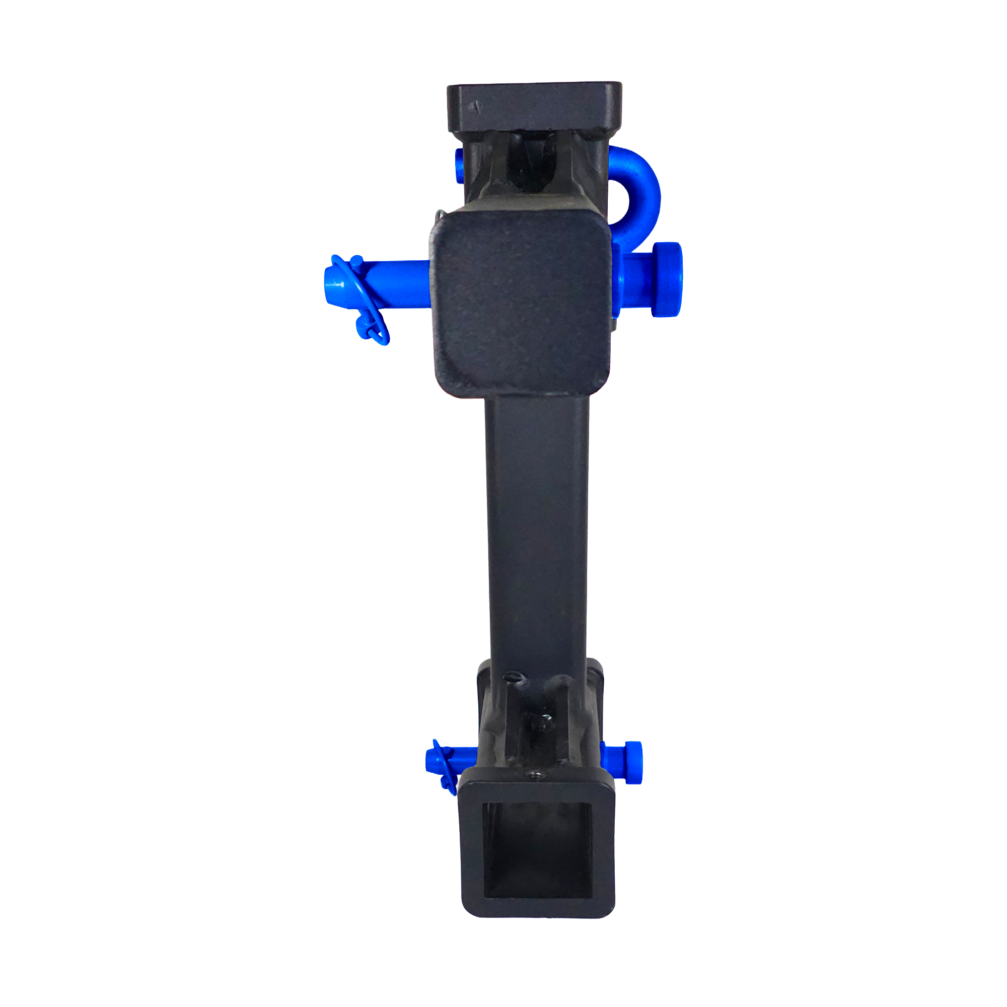 The General Heavy Duty - 2" Adjustable Drop Hitch Adapter - 11" Rise/Drop - 12.5K - Blue Accent