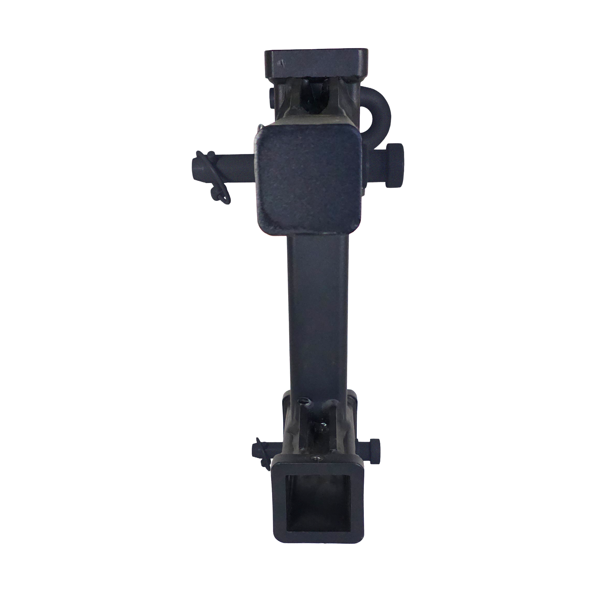The General Heavy Duty - 2" Adjustable Drop Hitch Adapter - 11" Rise/Drop - 12.5K - Black Texture Accent