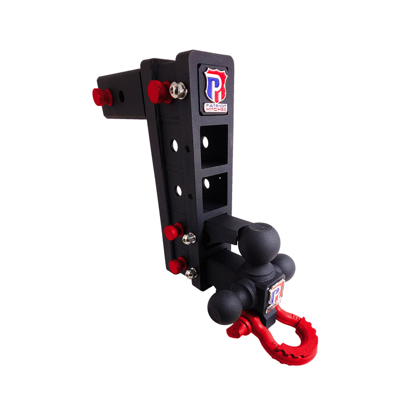 Fully equipped Patriot Hitches trailer hitch setup