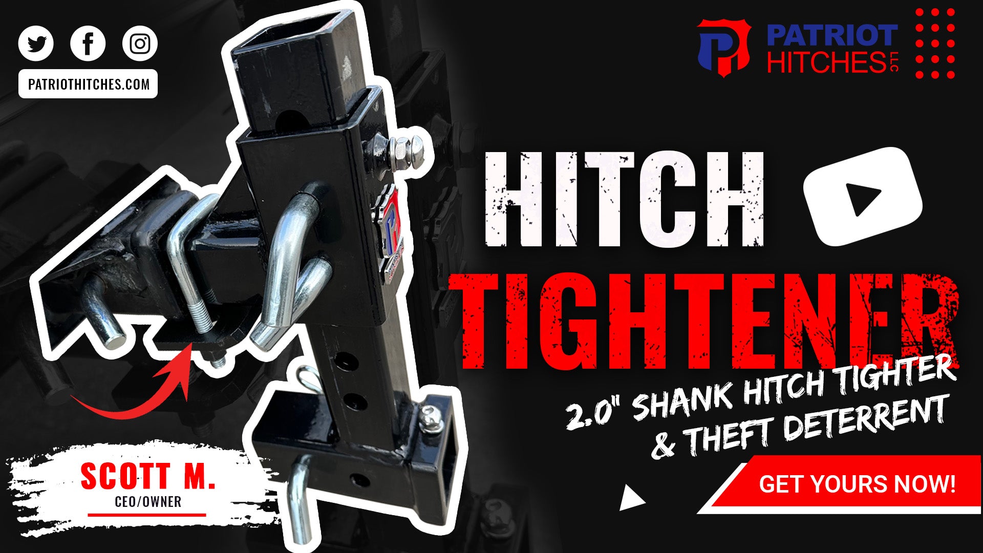 trailer hitch tightener 2.0