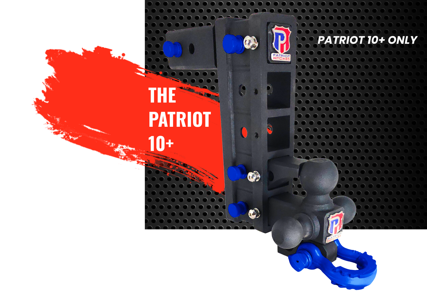 The Patriot 10 adjustable trailer hitch for heavy-duty towing