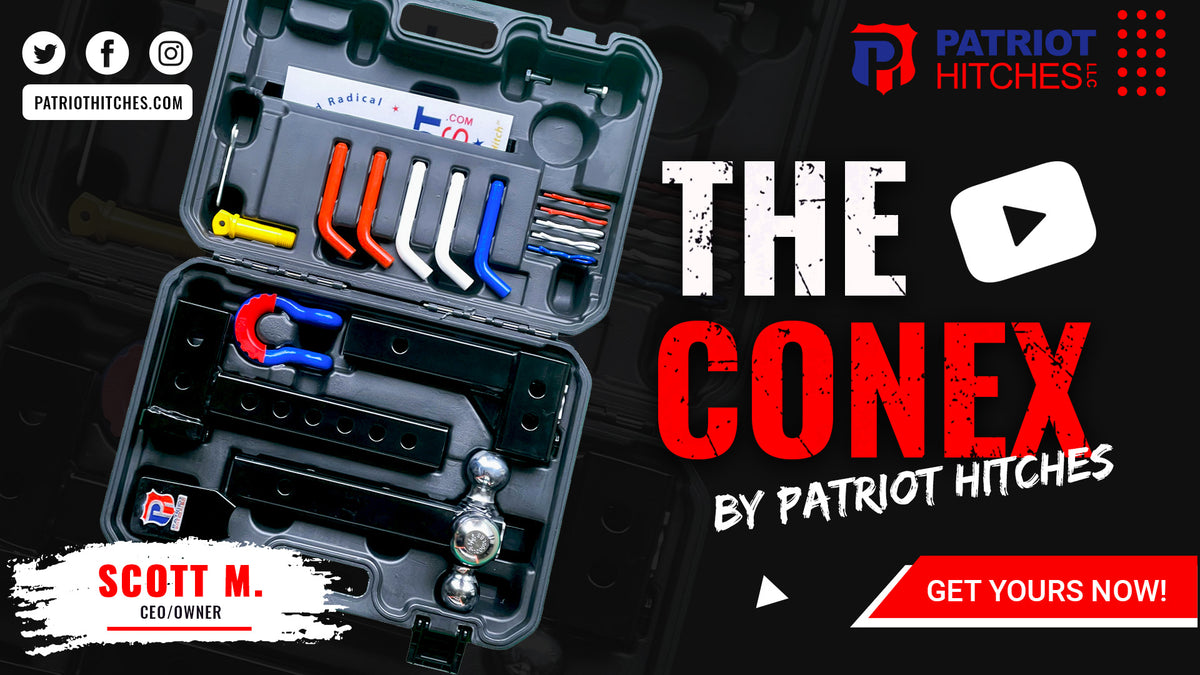 the conex - trailer hitches with storage box