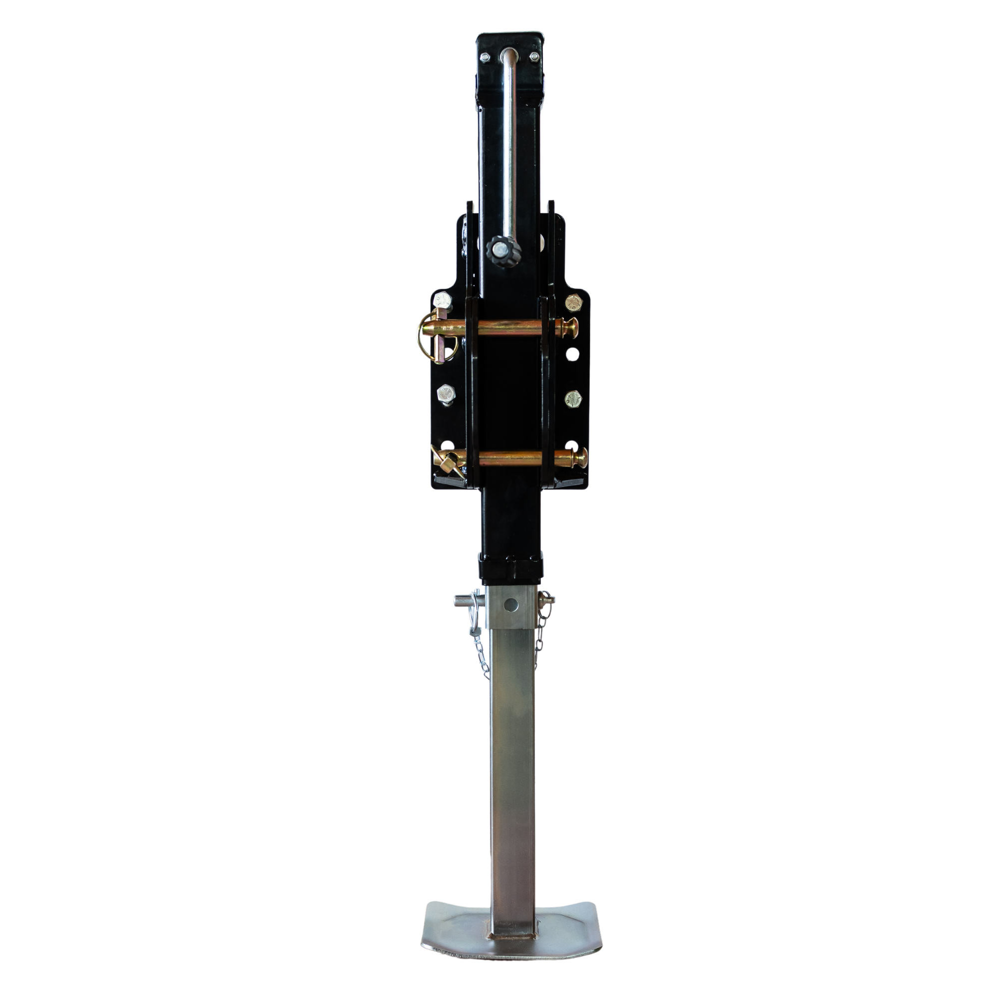 Patriot Hitches 8000lb Heavy Duty Trailer & Equipment Jack, Universal Direct Weld or Bolt On Mounting Plate, EDGE-1001