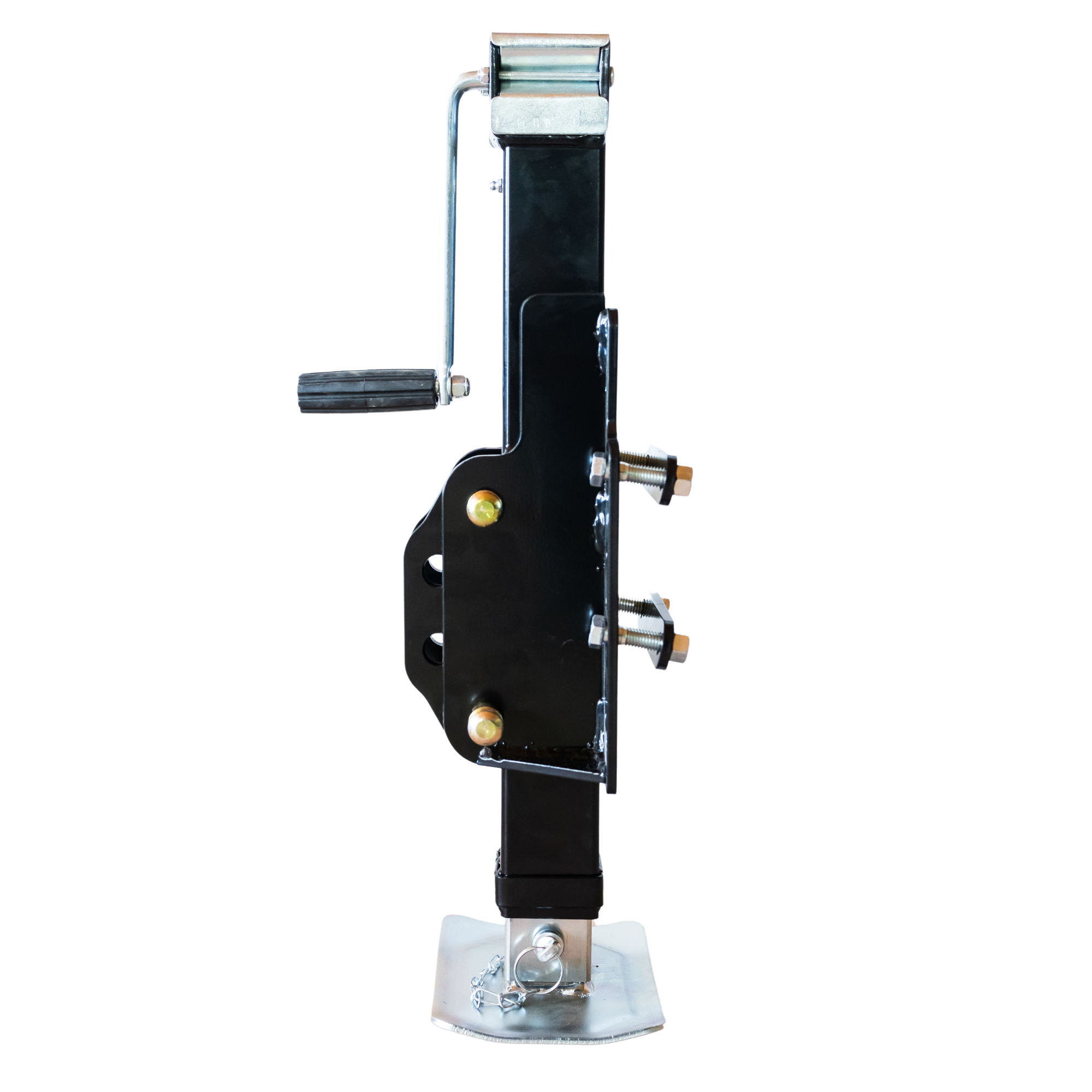 Patriot Hitches 8000lb Heavy Duty Trailer & Equipment Jack, Universal Direct Weld or Bolt On Mounting Plate, EDGE-1001