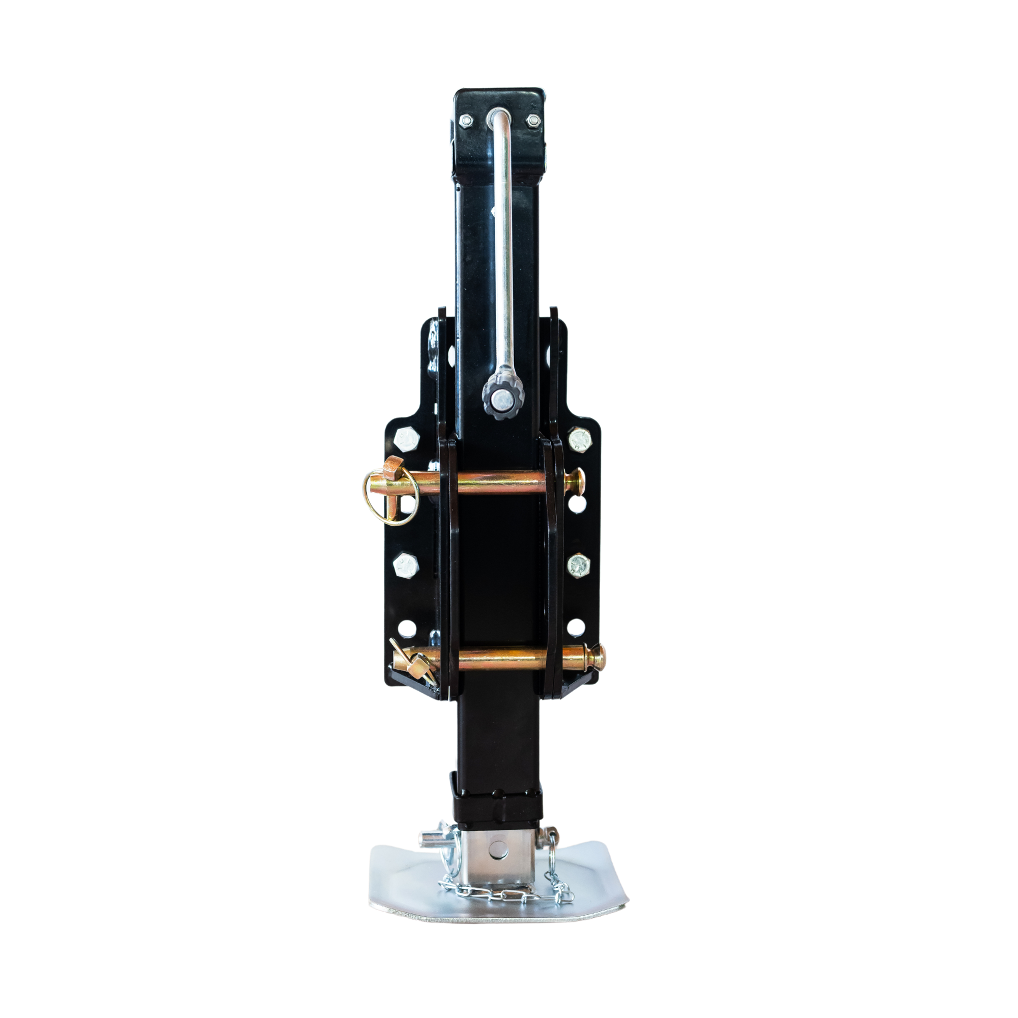 Patriot Hitches 8000lb Heavy Duty Trailer & Equipment Jack, Universal Direct Weld or Bolt On Mounting Plate, EDGE-1001