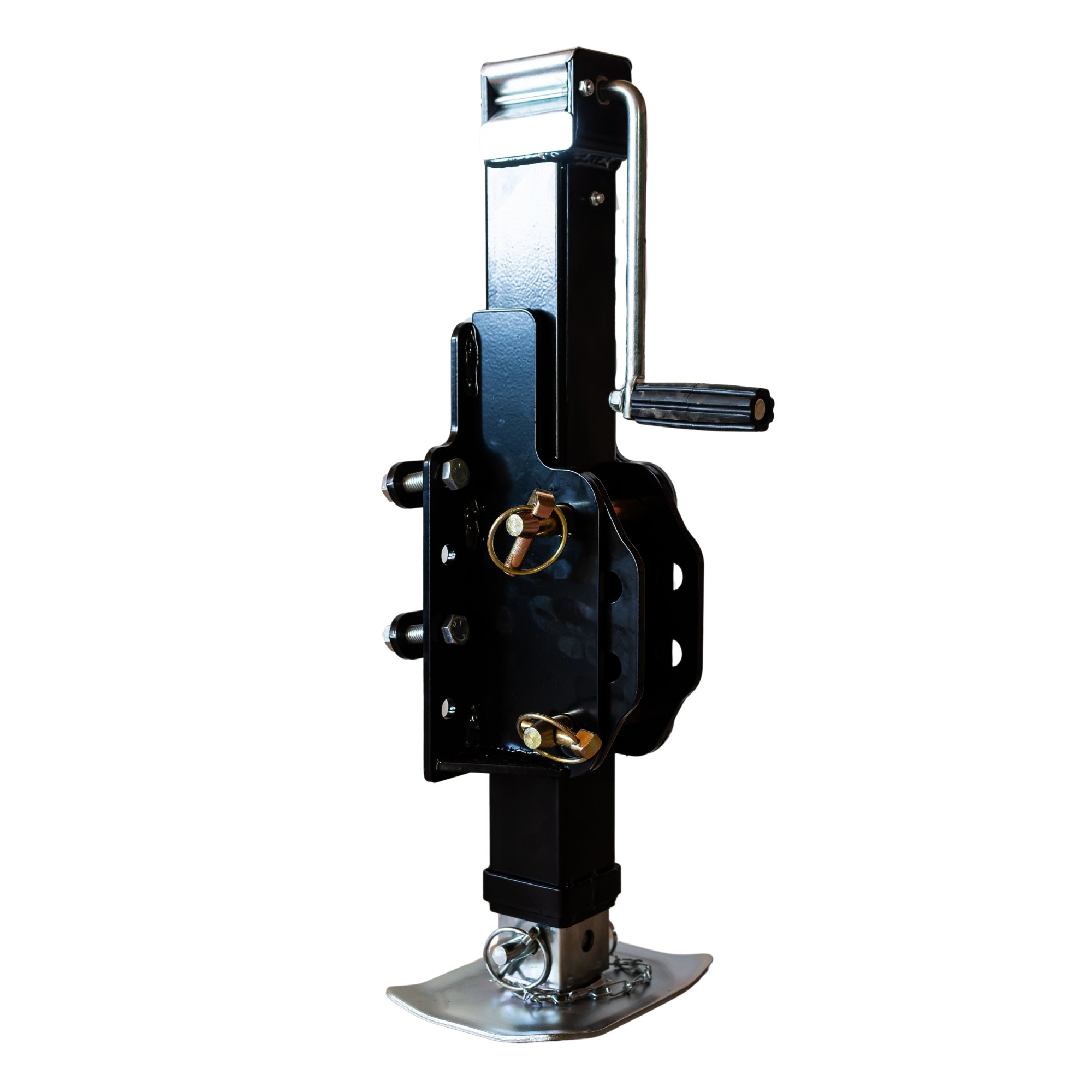 Patriot Hitches 8000lb Heavy Duty Trailer & Equipment Jack, Universal Direct Weld or Bolt On Mounting Plate, EDGE-1001