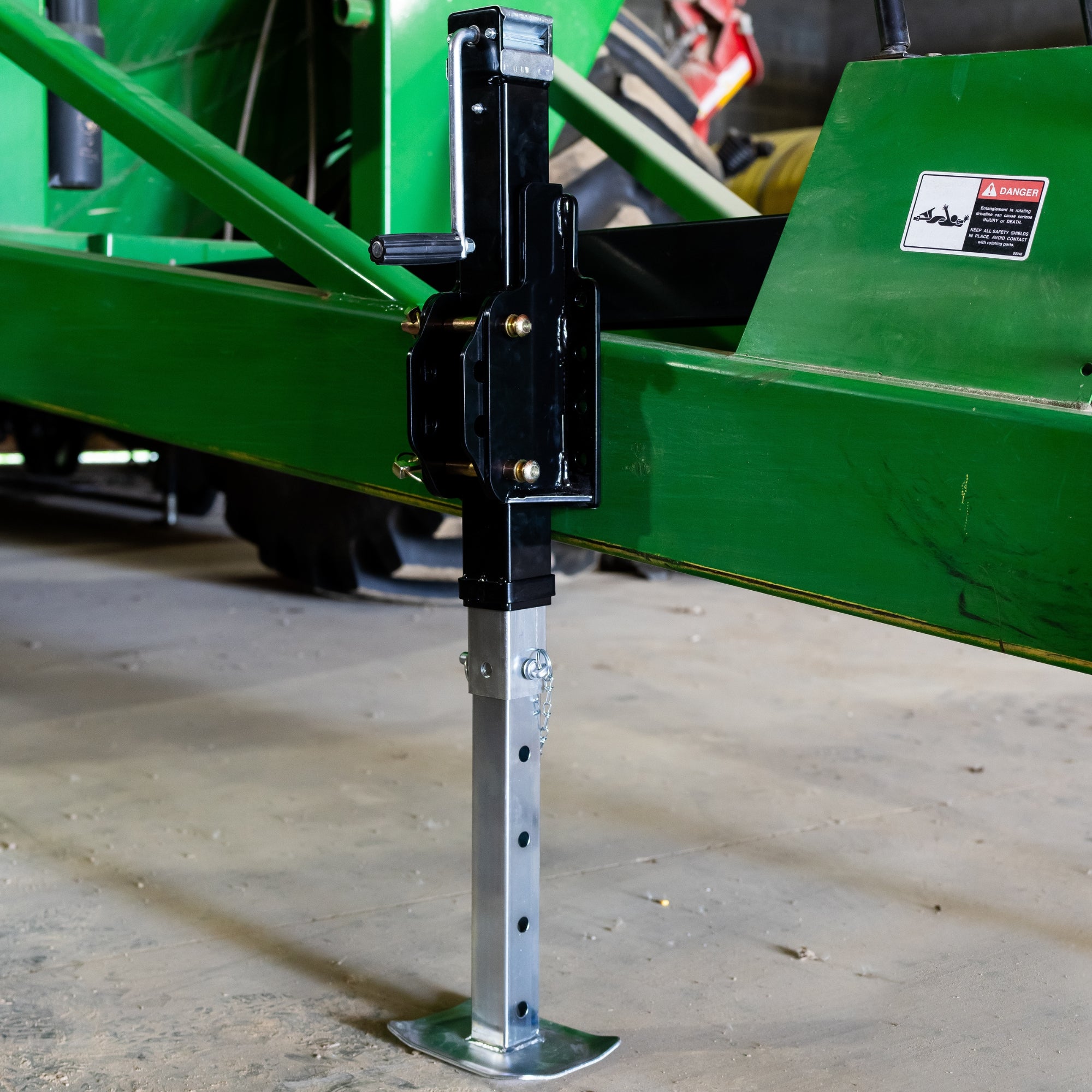 Patriot Hitches 8000lb Heavy Duty Trailer & Equipment Jack, Universal Direct Weld or Bolt On Mounting Plate, EDGE-1001