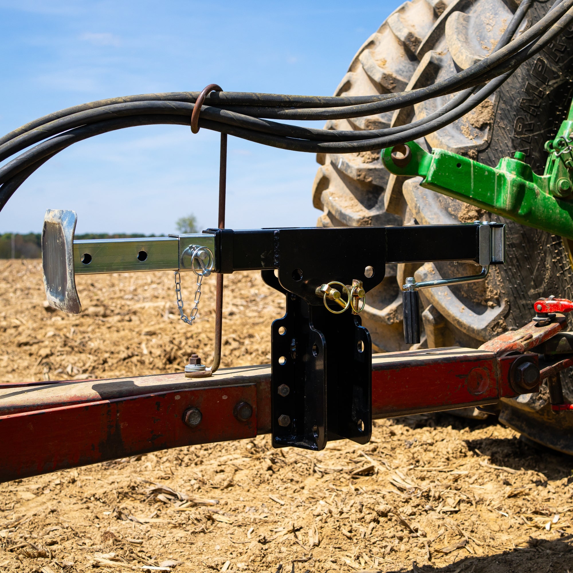 Patriot Hitches 8000lb Heavy Duty Trailer & Equipment Jack, Universal Direct Weld or Bolt On Mounting Plate, EDGE-1001