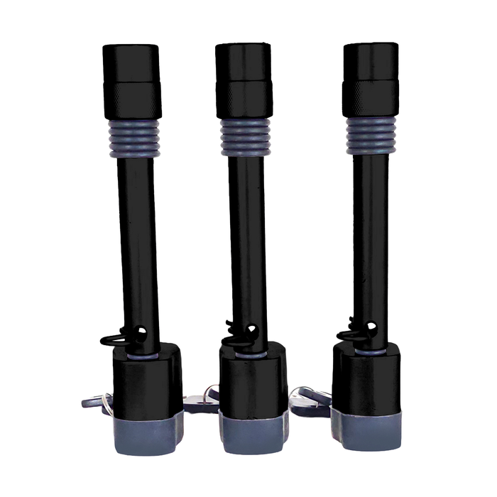 Straight Pin Locks — 3 Packs