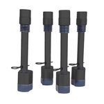 Straight Pin Locks — 4 Packs