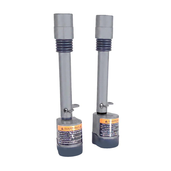 Straight Pin Locks — 2 Packs