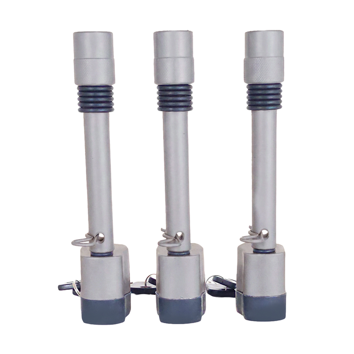 Straight Pin Locks — 3 Packs