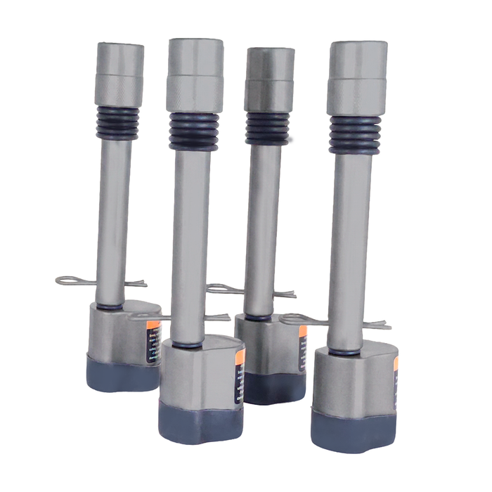 Straight Pin Locks — 4 Packs