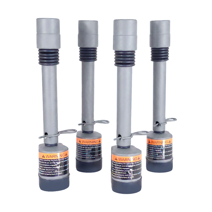 Straight Pin Locks — 4 Packs