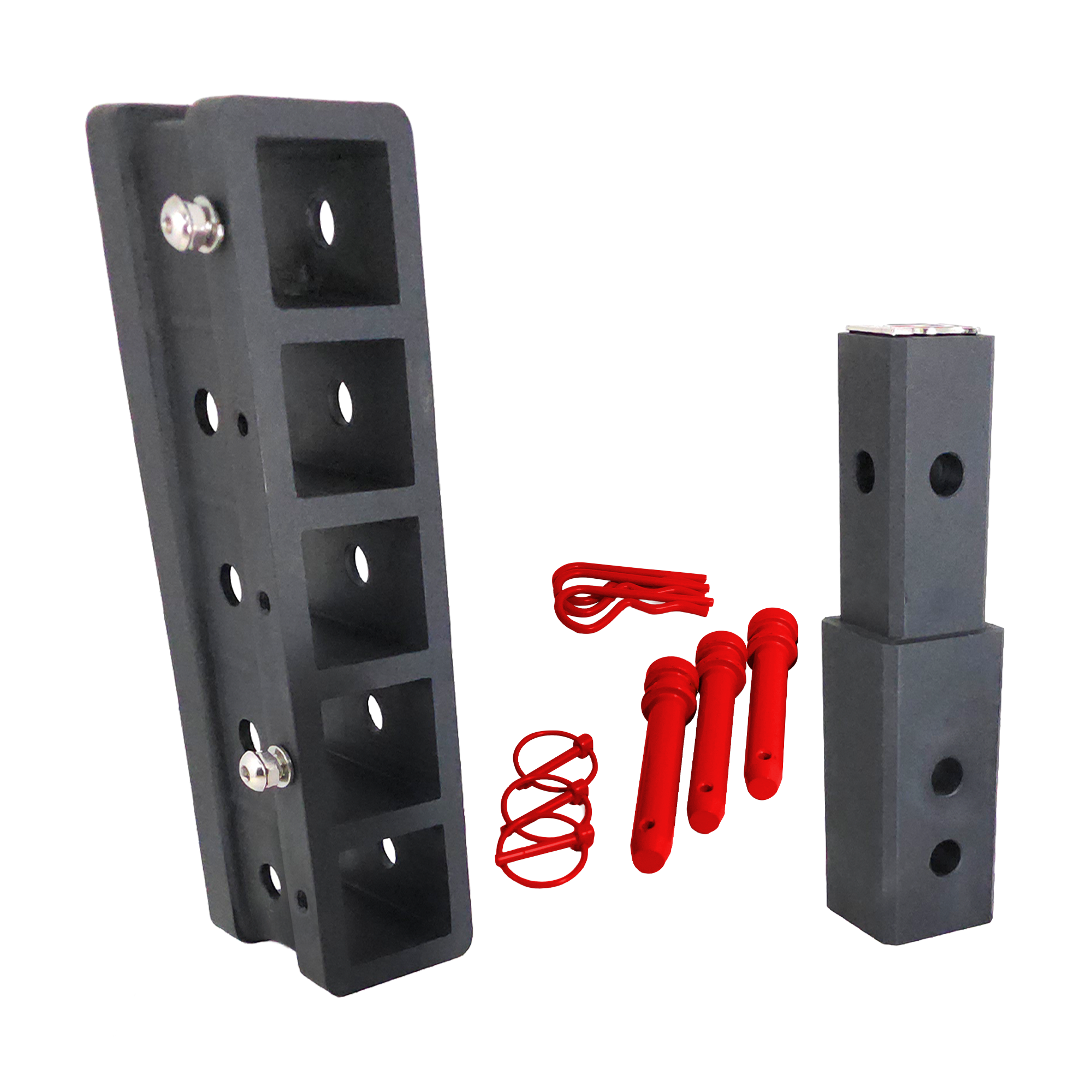 The Major - Patriot Hitches 4-Way 3-Ball Mount for 2-1/2" Hitches - The Major - 30K - Red Accent