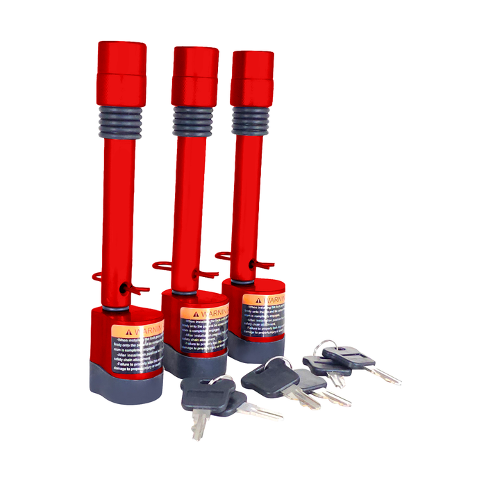 Straight Pin Locks — 3 Packs