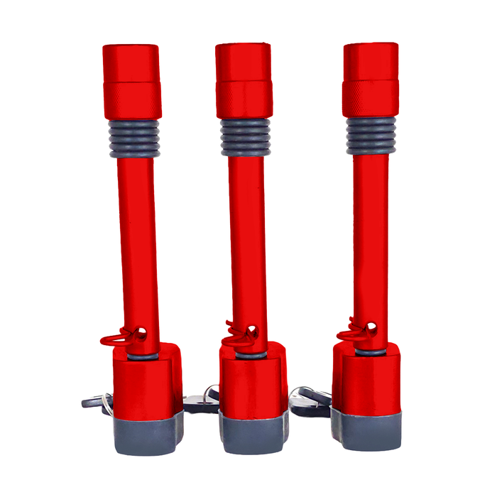 Straight Pin Locks — 3 Packs
