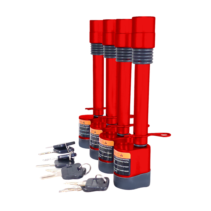 Straight Pin Locks — 4 Packs