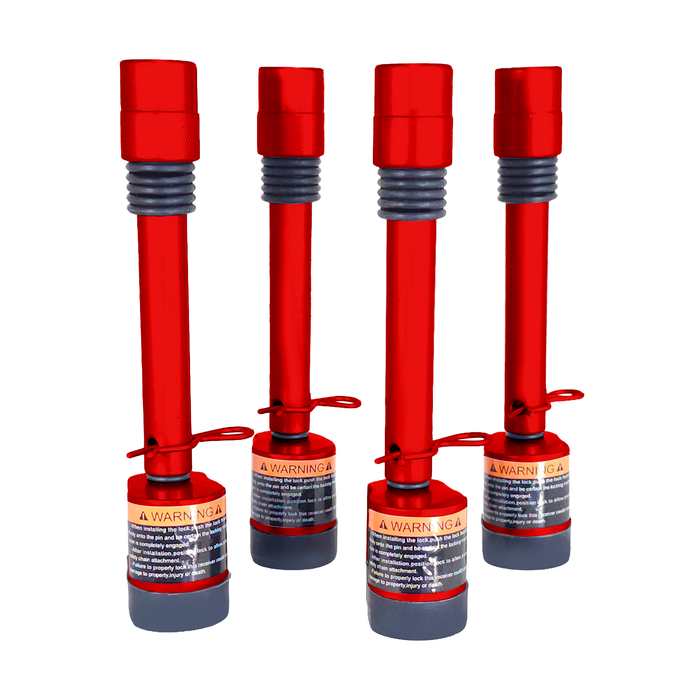 Straight Pin Locks — 4 Packs